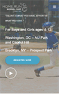 Mobile Screenshot of homerunbaseballcamp.com